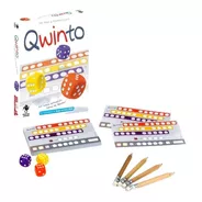 Juego De Mesa Qwinto. Estrategia Con Números Y Colores