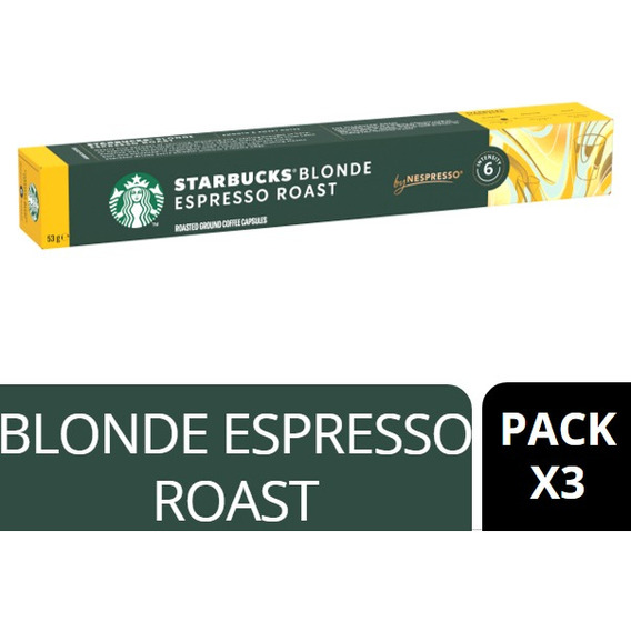 Café Starbucks® By Nespresso® Blonde Espresso Roast Pack X3