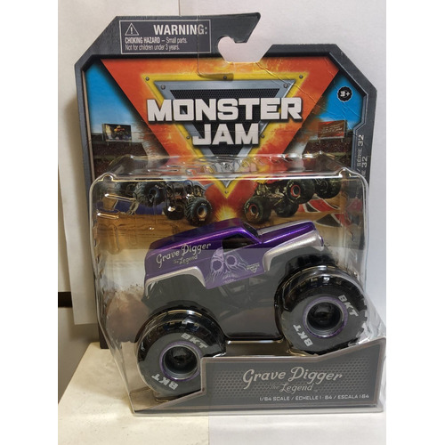 Monster Jam Mini Vehículo 1:64 58701 2023 Srj Color GRAVE DIGGER LEGEND