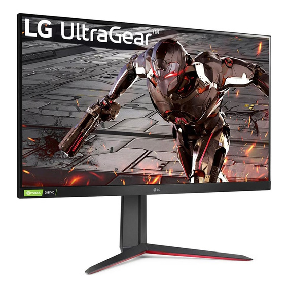 Monitor LG 32 Ultragear Fhd Hdr10 Freesync 165hz 1ms 32gn55r Color Negro 100V/240V