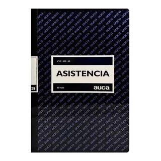 Libro De Asistencia 50 Hojas Auca