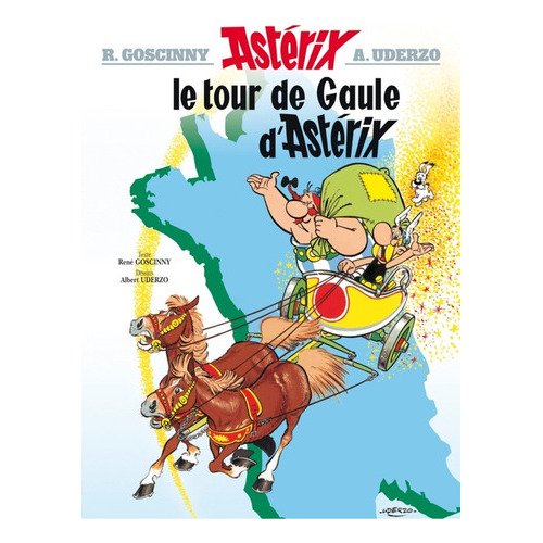 Astérix 05 - Le Tour De Gaule D'astérix, De Goscinny, Uderzo. Editorial Hachette, Tapa Dura, Edición 1 En Francés