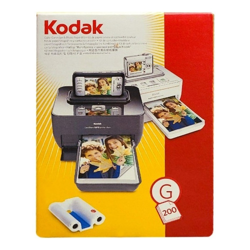 Kit Papel Y Ribbon Kodak Para G200h