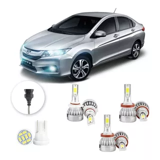 Kit Lampadas Led Honda City 2015 A 2020 Hb3 H11 H11 20000lm