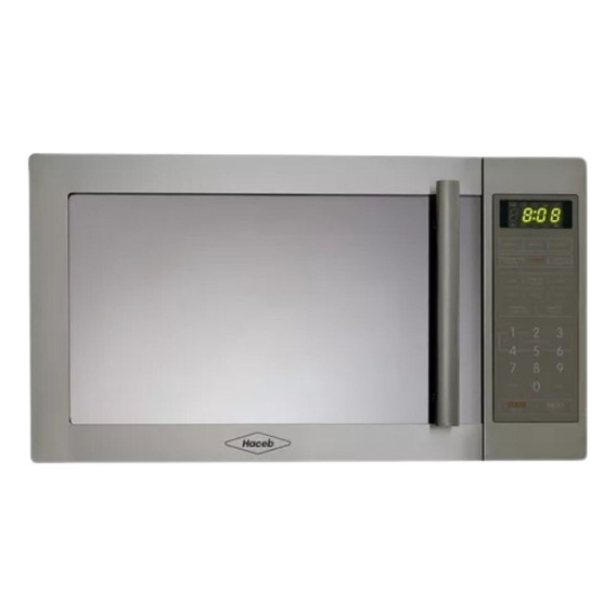 Horno Microondas Haceb Inox Con Grill Y Manija 1.1 31 L 120V