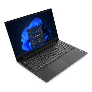 Notebook Lenovo V15 Core I3 8gb 256gb Ssd 15.6 Fhd W11 Negra Color Gris