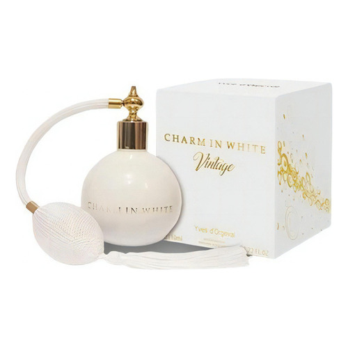 Perfume Charm In White Vintage Yves D'orgeval
