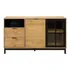 Rack TV Bargueño De Madera Maciza Con Cajones Color Marrón