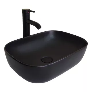 Arenci-pack Lavabo Mod. Dakota Negro - F5 Negro 46x33x14 Cms