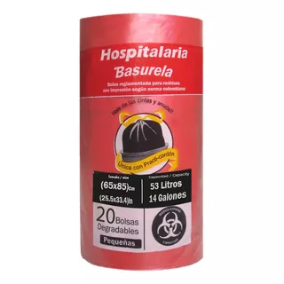360 Bolsas Hospitalarias 65x85 - g a $25