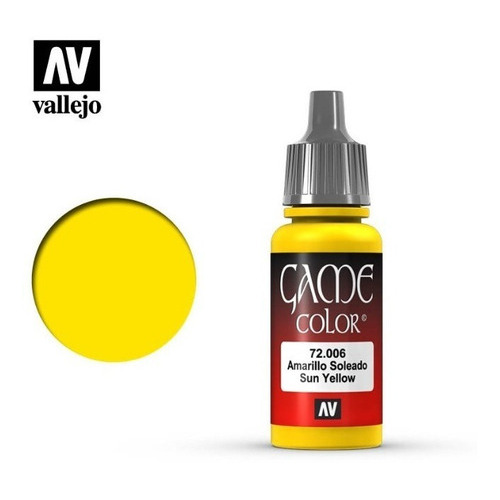 Pintura Acrílico Vallejo- Game Color Amarillo Soleado 