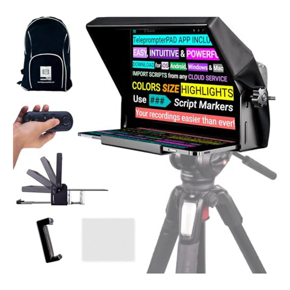 Teleprompter Ilight Pro 10  Aluminio Teleprompter Pad