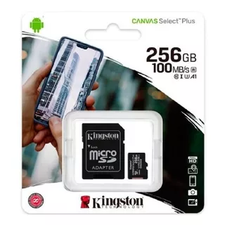 Memoria Micro Sd 256 Gb Kingston Clase 10 Original Xtc