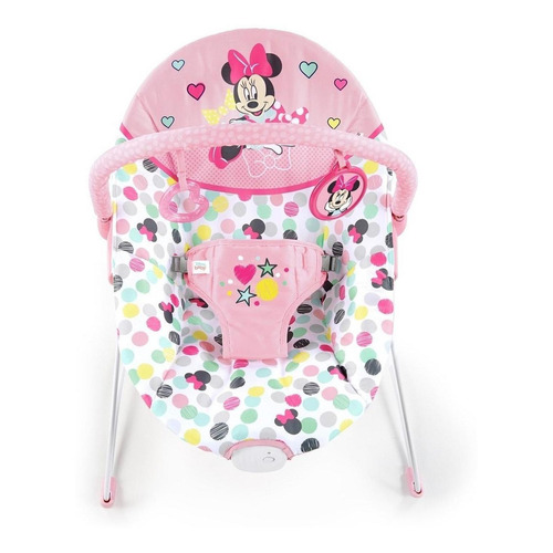 Silla mecedora para bebé Bright Starts Minnie Mouse’s Spotty Dotty 12229 rosa