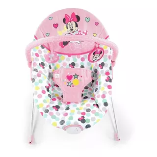 Silla Mecedora Para Bebé Bright Starts Minnie Mouses Spotty Dotty 12229 Rosa