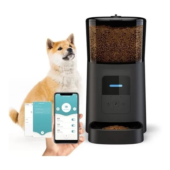 Dispensador Alimento Mascota Automatico 6 Litros  Wifi App05