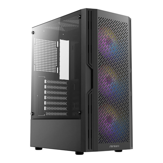 Antec Ax20 Case Gamer 3 Ventiladores Rgb Mid Tower Atx Color Negro