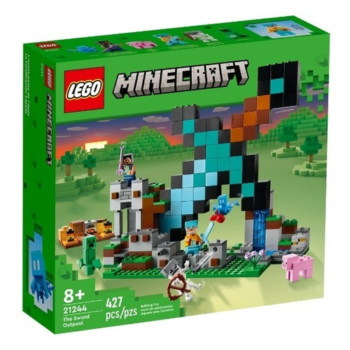 Kit Lego Minecraft La Fortificación-espada 21244 427 Piezas