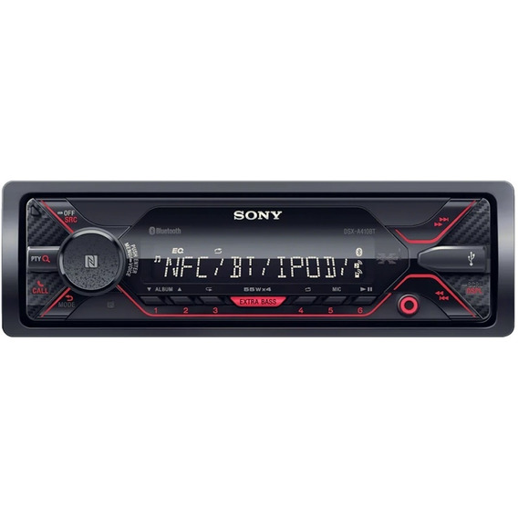 Auto Estereo Sony Dsx-a410bt Bluetooth Nfc Usb iPod Aux