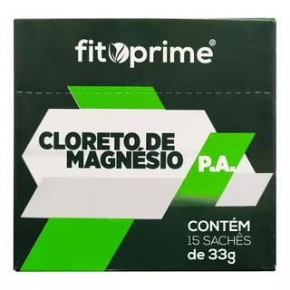 Suplemento De Cloreto De Magnésio P.a. Fitoprime Caixa Com 15 Sachês De 33g