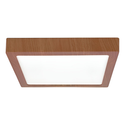 Plafon Led 18w Simil Madera Deco Moderno Luz Desing