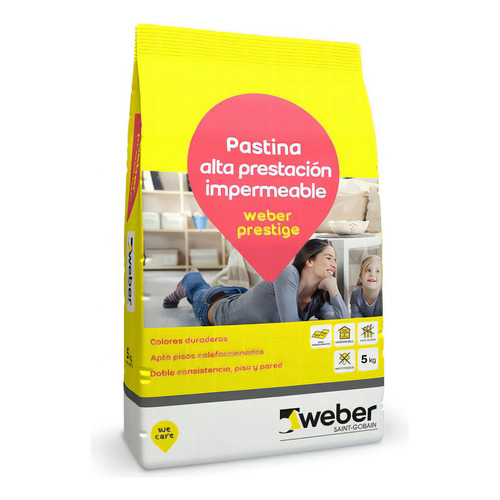 Pastina Weber Prestige Ceniza X5kg