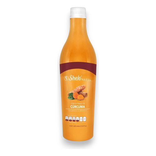 Concentrado De Cúrcuma Con Fibra Prebiótica Shelo Nabe 400ml