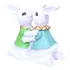 Easter Kissing Bunnies Figurine Decoration Handcrafted