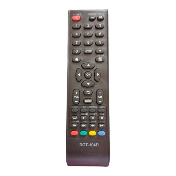 Control Remoto Tv Para Irt Lcd Fs49cda8 K550wdc1