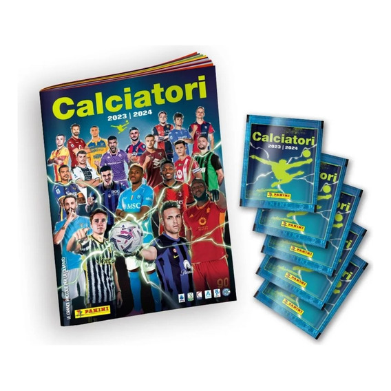 Pack Álbum + Caja 80 Sobres Fútbol Italiano Calciatori