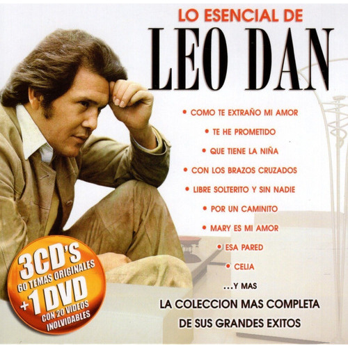 Lo Esencial De Leo Dan Box 3 Discos Cd + Dvd