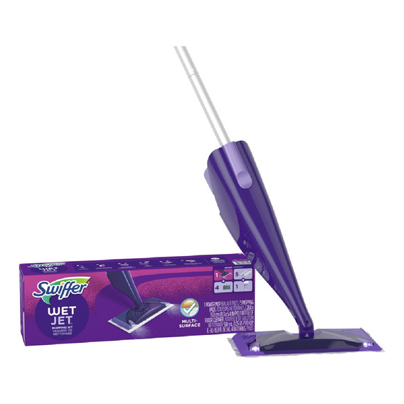 Kit Swiffer Mopa Dispensador Spray Wet Jet