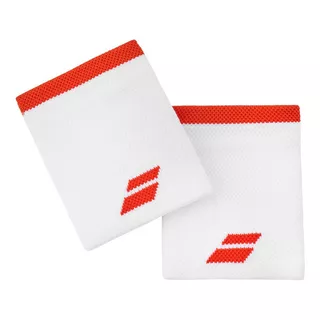 Muñequera Babolat Para El Sudor Tennis Blanco/coral Nadal Color Blanco/rojo Talla Único