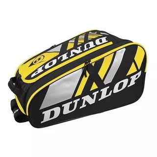 Bolso Paletero Dunlop Pro Series Thermo 2 Palas De Padel Color Amarillo