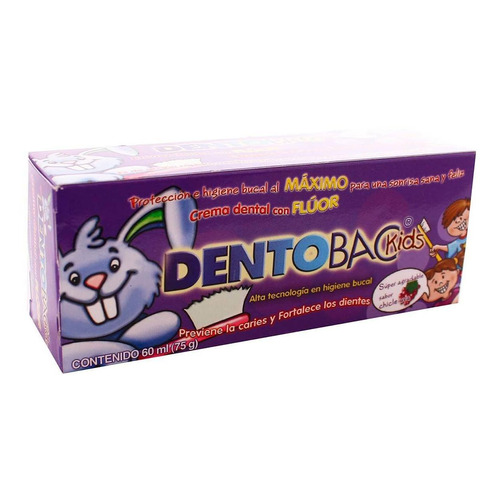 Pasta Dental Infantil Dentobac Kids Uva 60ml