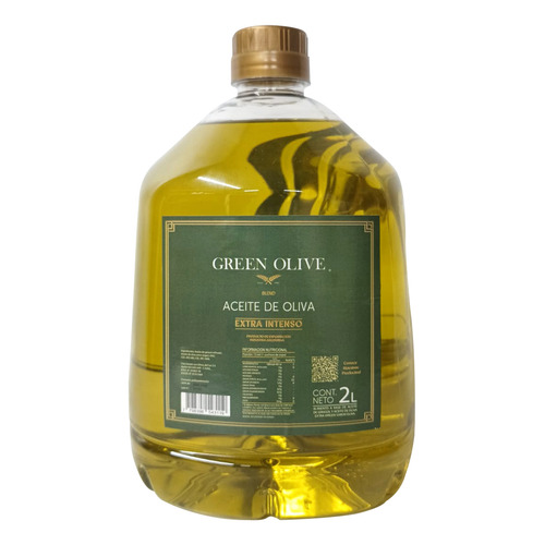 Green Olive Oliva Mezcla Sabor Extra Virgen Intenso X 2 litros