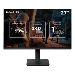 Monitor Gamer Pichau PG-CTPROS27-BL01 Centauri Pulse Pro 27 Ips Qhd 1ms 240hz no Mercado Livre com oferta e cupom de desconto