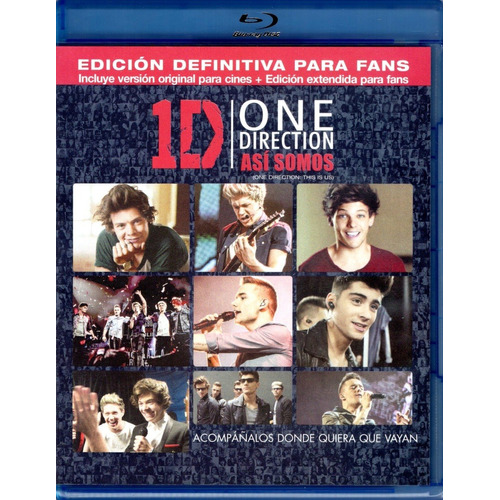One Direction 1d Asi Somos Para Fans Pelicula Blu-ray