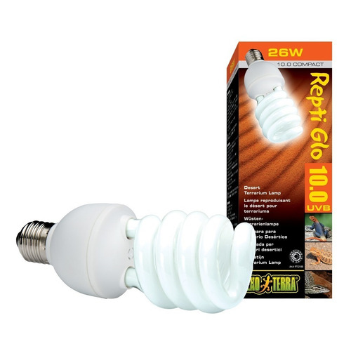 Foco Exo Terra Luz Repti Glo Uvb 10.0 26w 2189