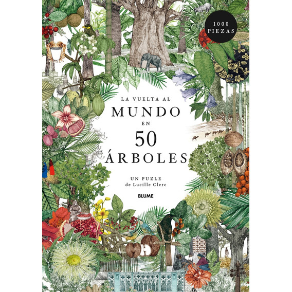 Vuelta Al Mundo En 50 Arbole, La - Poster + Puzzle De 1000 P