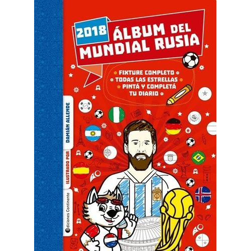 El Album Del Mundial Rusia 2018 - Fixture - Para Colorear