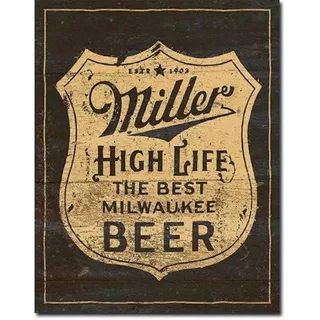 Anuncio Poster Lamina Cartel Miller High Life Cerveza Beer