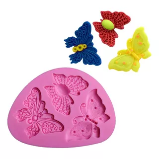 Moldes De Silicona Mariposas Para Fondant Velas Artesanias