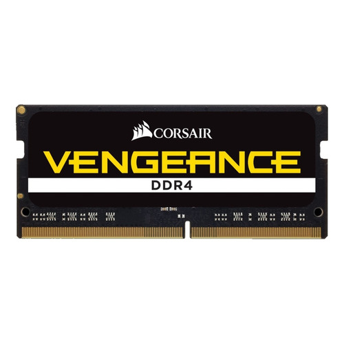 Memoria RAM Sodimm Vengeance color negro 16GB 1 Corsair CMSX16GX4M1A2400C16 para Notebook