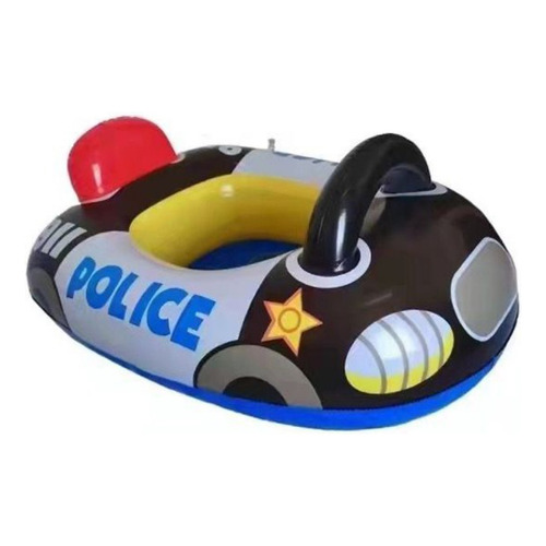 Flotador Inflable Para Bebe Flotador Piscina Flotador Niños Color POLICIA