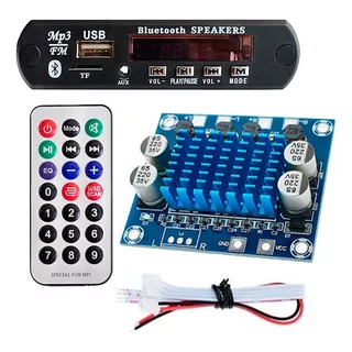 Kit Mp3 Decodificador Bluetooth + Placa Amplificador Tpa3110