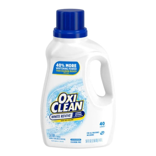 Quitamanchas Liquido Oxiclean White Revive Ropa Blanca 1.47l