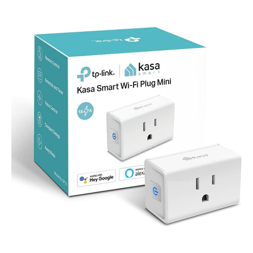 Contacto Inteligente Wifi Kasa Smart Tp-link Controla En Cel Color Blanco