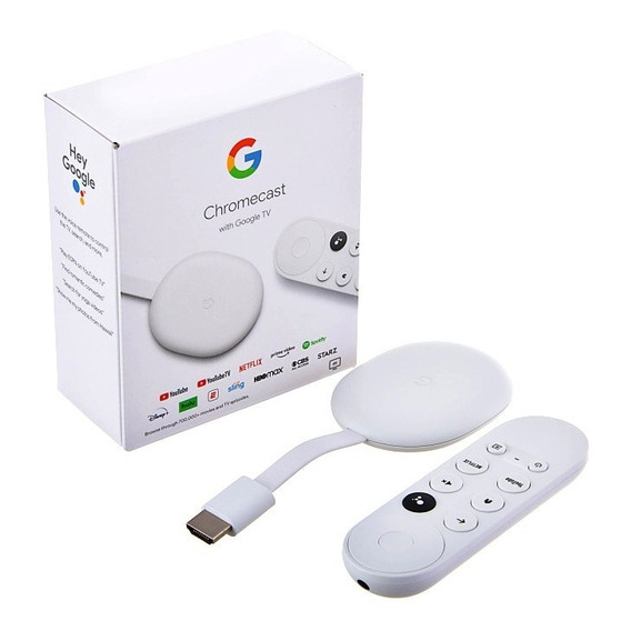 Google Chromecast 4 Con Google Tv 4k Control De Voz