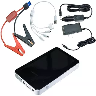 Iniciador De Batería Jump Starter Powerbank Cargador Luz Led